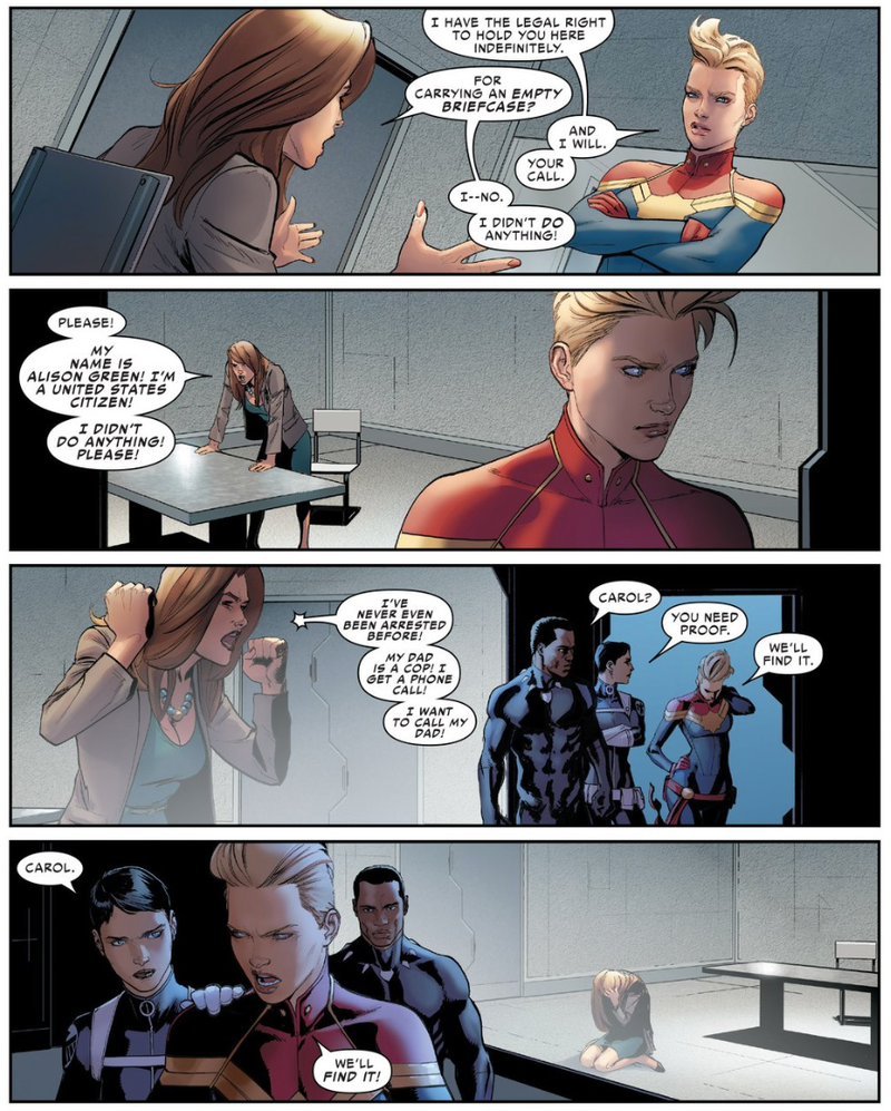 Illustration for article titled Civil War IIÂ Is Ruining Captain Marvel